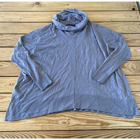 Massimo Dutti Wool Turtleneck Sweater Size Large Women’s Gray - Picture 1 of 8